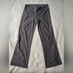 Women's Medium Gray Athletic Flare Leg Pants
